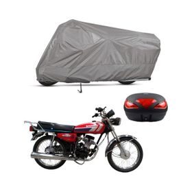 Teksin Shinari Taipar 100CC Arka Çanta Uyumlu A+ Kalite Gri Motosiklet Brandası