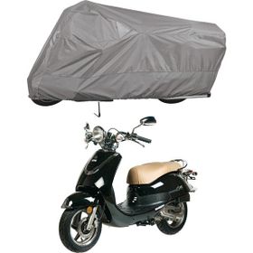 Teksin Sym Allo 125 A+ Kalite Gri Motosiklet Brandası