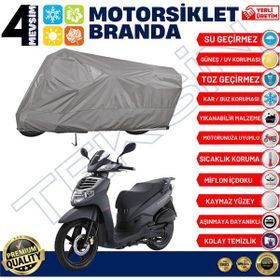 Teksin Sym HD Evo 200 A+ Kalite Gri Motosiklet Brandası