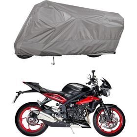 Teksin Triumph Street Triple RX A+ Kalite Gri Motosiklet Brandası