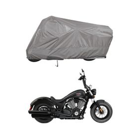 Teksin Victory Chopper Serisi A+ Kalite Gri Motosiklet Brandası