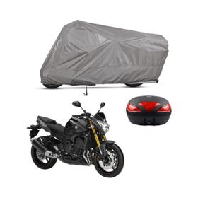 Teksin Yamaha FZ8 Arka Çanta Uyumlu Motosiklet Brandası