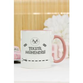 Tekstil Mühendisi Pembe Kupa Bardak