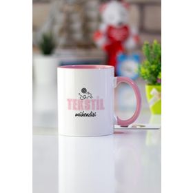 Tekstil Mühendisi Pembe Kupa Bardak