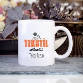 Tekstil Mühendisi Turuncu Kupa Bardak