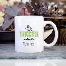 Tekstil Mühendisi Yeşil Kupa Bardak