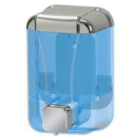 Tekzen Standart 500 cc Şeffaf Krom Köpük Sabun Dispenseri
