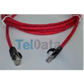 Teldata TLD-030K Cat6 0.30 mt Kırmızı UTP Patch Kablo
