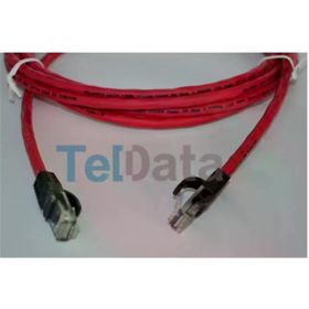 Teldata TLD-030K Cat6 0.30 mt Kırmızı UTP Patch Kablo