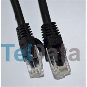 Teldata TLD-030S Cat6 0.30 mt Siyah UTP Patch Kablo