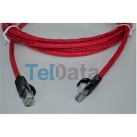 Teldata TLD-050K Cat6 0.50 mt Kırmızı UTP Patch Kablo