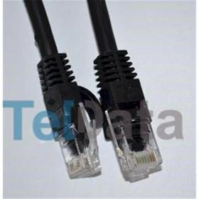Teldata TLD-050S Cat6 0.50 mt Siyah UTP Patch Kablo