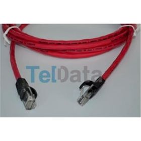Teldata TLD-100K Cat6 1 mt Kırmızı UTP Patch Kablo