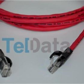 Teldata TLD-100K Cat6 1 mt Kırmızı UTP Patch Kablo