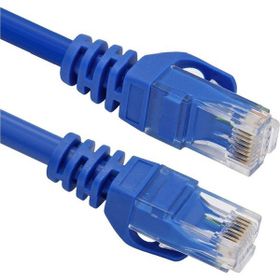 Teldata TLD-100M Cat6 1 mt Mavi UTP Patch Kablo