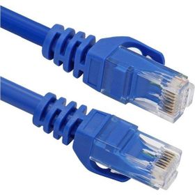 Teldata TLD-100M Cat6 1 mt Mavi UTP Patch Kablo