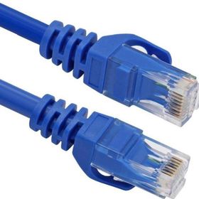 Teldata TLD-100M Cat6 1 mt Mavi UTP Patch Kablo