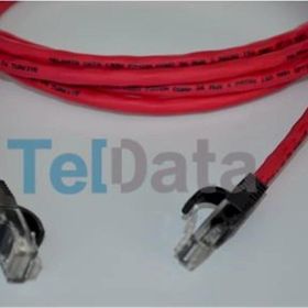 Teldata TLD-500K Cat6 5 mt Kırmızı UTP Patch Kablo