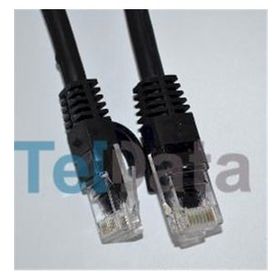 Teldata TLD-500S Cat6 5 mt Siyah UTP Patch Kablo