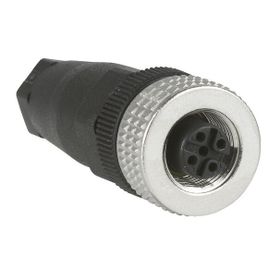 Telemecanique Sensors XZ-CC12FDM40B M12 4 Pinli Düz Konnektör