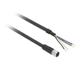 Telemecanique Sensors XZC-P1141L5 M12 4 Pinli Düz 5m Kablolu Konnektör