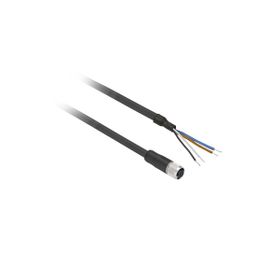 Telemecanique Sensors XZC-P1141L5 M12 4 Pinli Düz 5m Kablolu Konnektör