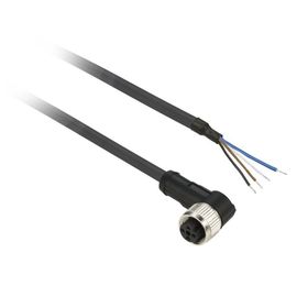 Telemecanique Sensors XZCP1041L5 5m 4 Pimli M8 Dirsekli Dişi Ön Kablolu Konnektör