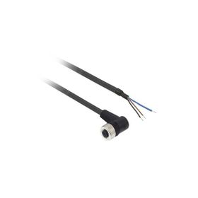 Telemecanique Sensors XZCP1340L2 3 Pim Pur 2m Dirsekli Dişi M12 Ön Kablolu Konnektör