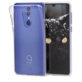 Teleplus Alcatel 3 2019 Tpu Silikon Kılıf + Nano Ekran Koruyucu