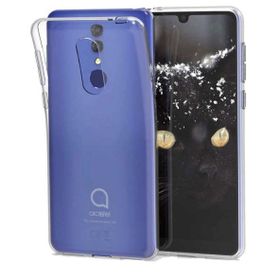 Teleplus Alcatel 3 2019 Tpu Silikon Kılıf + Nano Ekran Koruyucu