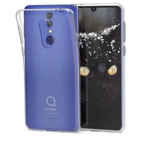 Teleplus Alcatel 3 2019 Tpu Silikon Kılıf + Nano Ekran Koruyucu