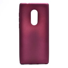 Teleplus Alcatel 5 Bordo Lüks Silikon Kılıf+Nano Ekran Koruyucu