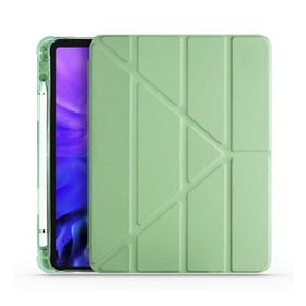 Teleplus Apple iPad Pro 10.5 Tri Folding Smart Cover Standlı Kalemlikli Kapak Haki Yeşil Kılıf