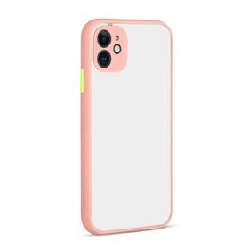Teleplus Apple Iphone 11 Hux Kamera Korumalı Pembe Silikon Cep Telefonu Kılıf