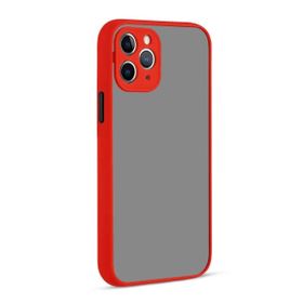 Teleplus Apple Iphone 11 Pro Hux Kamera Korumalı Kırmızı Silikon Cep Telefonu Kılıf