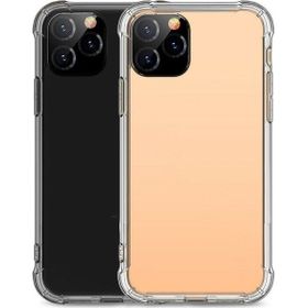 Teleplus Apple iPhone 11 Pro Max Darbe Dayanıklı Sert Şeffaf Silikon Kılıf