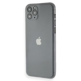 Teleplus Apple iPhone 11 Pro Max PP Hayalet Mat Şeffaf Silikon Kılıf