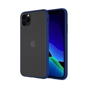 Teleplus Apple iPhone 11 Pro Max Ultra Koruma Sert Lacivert Silikon Kılıf