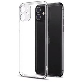 Teleplus Apple Iphone 12 Kamera Korumalı Şeffaf Silikon Cep Telefonu Kılıf