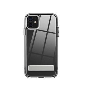 Teleplus Apple iPhone 12 Pro Hibrid Lstand Kapak Silikon Şeffaf Kılıf