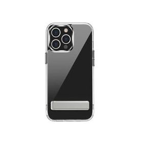 Teleplus Apple iPhone 12 Pro Hibrid Lstand Kapak Silikon Şeffaf Kılıf