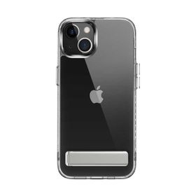 Teleplus Apple iPhone 13 Hibrid Lstand Kapak Silikon Şeffaf Kılıf