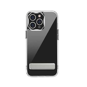 Teleplus Apple iPhone 13 Pro Hibrid Lstand Kapak Silikon Şeffaf Kılıf