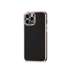 Teleplus Apple iPhone 13 Pro Max Kamera Korumalı Lazer Bark Silikon Rose Gold Kılıf