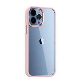 Teleplus Apple iPhone 13 Pro Max Renkli Bumper Hybrid Krom Silikon Yeşil Kılıf