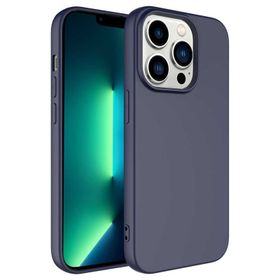 Teleplus Apple iPhone 14 Pro Mara Lansman Silikon Mor Kılıf