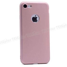 Teleplus Apple iPhone 7 Lüks Silikon Rose Gold Kılıf