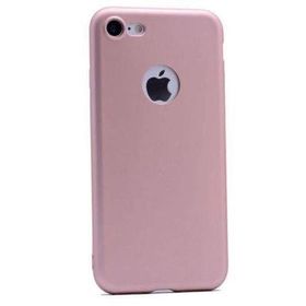 Teleplus Apple iPhone 7 Lüks Silikon Rose Gold Kılıf