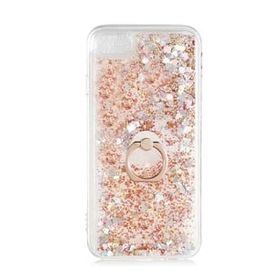 Teleplus Apple iPhone 7 Milce Yüzüklü Sulu Gümüş Silikon Cep Telefonu Kılıf