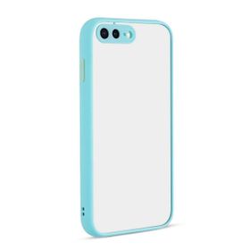 Teleplus Apple Iphone 8 Plus Hux Kamera Korumalı Mor Silikon Cep Telefonu Kılıf